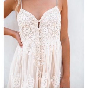 VICI “ONCE UPON A DREAM CROCHET DRESS”